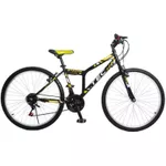 Bicicletă Belderia Tec Strong 26 Black/Yellow