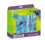 Блокнот Disney ST4910 Set cadou cu ceas Stitch