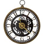 Часы H&S 50950 de perete rotund D26cm, mecanism transparent