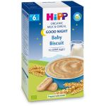 Terci organic Hipp cu biscuiți și lapte 