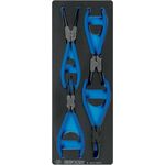 Clește King Tony 9-44214GPV набор щипцов для стопорных колец 4 пр. (FOAM)