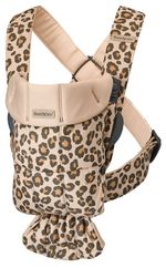 Анатомический рюкзак-кенгуру BabyBjorn Mini Beige/Leopard, хлопок