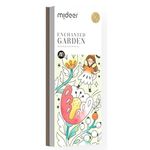 Set de creație Mideer MD4195 Cartea de colorat cu acuarele inclusă Grădină fermecată