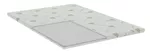 Saltea ortopedică MatroLuxe 025516 Topper Aloe Vera 140x200x4cm