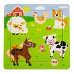 Головоломка Viga 50837 Discovery Puzzles Farm Animals