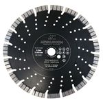 Disc de tăiere Arvaliscom 132134 Disc diamantat p/u beton FX-580 segm 17mm 300x25.4