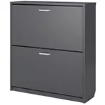 Raft pentru încălțăminte Fabrik Home Тумба для обуви 2 дверцы / 800 антрацит