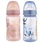 Cană cu pai Canpol 35/240 Антиколиковая бутылочка EasyStart 240мл Gold