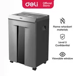Distrugător de documente Deli DLET096 P5, 16 листов, 30л Micro Cut