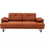 Canapea Trendy Mustang portocaliu, 99x83x199cm