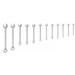 Cheie fixă Hoegert HT1W492-1 ключи комбинированные 6-24 мм, 12 шт., сталь CrV, DIN 3113 в сумке с подвесом