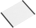 Сушка для посуды Helika-AquaSanita RM-3545 Stainless Steel + Silicone (Roll-Up Dish Drying Rack)