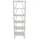 Raft de birou Trendy Balaban, Alb 48x165x31cm, raft de carti