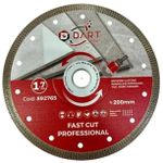 Disc de tăiere Dart Tools 892765, de taiat gresie FastCut 200DX1.7TX25.4