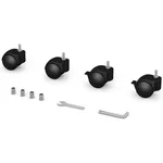 Кроватка Veres 34.3.1.1.1.4.03 Комплект колесных опор (без фиксатора) (чёрный)