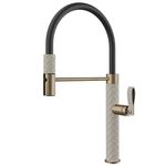 Bateria bucătărie Gessi 60922-432 Crème/Finox Br Nickel