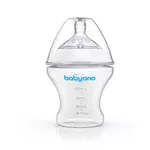 Biberon Babyono cu tetina din silicon 180 ml (0+ luni)