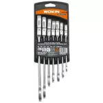 Set de unelte de mână Wokin Set de 7 chei de piulite combinate fixe Cr-V (151907)