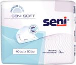 Впитывающие пеленки для постели Seni Super Soft, 40x60 см, 5 шт.
