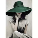 Картина Pereflex CA-18492 Canvas 70x100cm (ST725) Green Hat (085345)