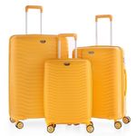 Чемодан CCS Комплект 5235 Set Yellow