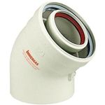 Дымоход Immergas Cot cos de fum 45 d60/100 condensing