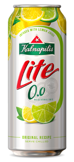 Kalnapilis Lite Lemon fara alc. 0.5L CAN