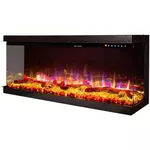 Șemineu electric ArtFlame Haiti 40, 533x1035x332 mm, Negru