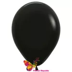 Balon de latex  Negru  30 cm