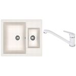 Мойка кухонная со смесителем Dr.Gans Astra 620K + SanDonna F 1066 alb