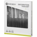 Accesoriu pentru bucătărie Hendi 856291, set unelte decorare din 6 piese
