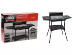 Gratar electric cu picioare BBQ 65X45X110cm, cu capac si plasa