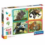 Puzzle Clementoni Puzzle 4în 1 Noli Baby Cuddles (21532)