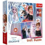 Головоломка Trefl 90904 Puzzle 50+50 Frozen 2