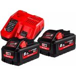 Зарядные устройства и аккумуляторы Milwaukee MWset3 + set de acum 5A si incarcator