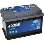 Автомобильный аккумулятор Exide EXCELL 12V 71Ah 670EN 278x175x175 -/+ (EB712)