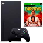 Microsoft Xbox Series X + Far Cry 6 + Fifa 22 + Microsoft Xbox Series Controller Robot White, Black