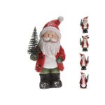 Новогодний декор Promstore 12821 Сувенир керамический Дед Мороз с елкой 24сm