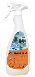CLEAN X-4 удаляет быстро и эффективно въевшеюся грязь со всех типов тканей