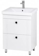 Dulap pentru lavoar Mashtab 12183 Palma (Sava) cu 2 sertare 650x470x850 Alb mat