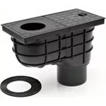 Аксессуар для дома Hydro S 0111729 NEGRU, DN 110, A15 Colector pluvial cu ieșire verticală