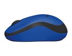 Wireless Mouse Logitech M220 Silent, Optical, 1000 dpi, 3 buttons, Ambidextrous, 1xAA, Blue
