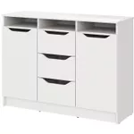 Comodă MebelStar 1200 LILU 121x40x89 White (MBS-1299)