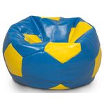 Кресло-мешок Because BALL BlueYellow (100x100x100cm)