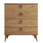 Комод Trendy Versa, Stejar, 80x91x45cm (GTR005841)