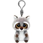 Мягкая игрушка TY TY35252 OAKIE gray raccoon, 8.5 cm