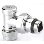 Supapă de închidere Radiva 130059 Robinet calorifer coltar Retur PEX D1/2