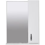 Зеркало для ванной Bayro Bris 550x750 правое белое