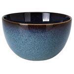 Салатница Promstore 52443 din ceramică 14cm, 660ml, Reactiv Glaze, Blue