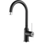 Смеситель кухонный Helika-AquaSanita 5023-601 VIDE Black metallic